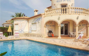 Nice home in El Verger with Outdoor swimming pool, WiFi and 3 Bedrooms El Verger